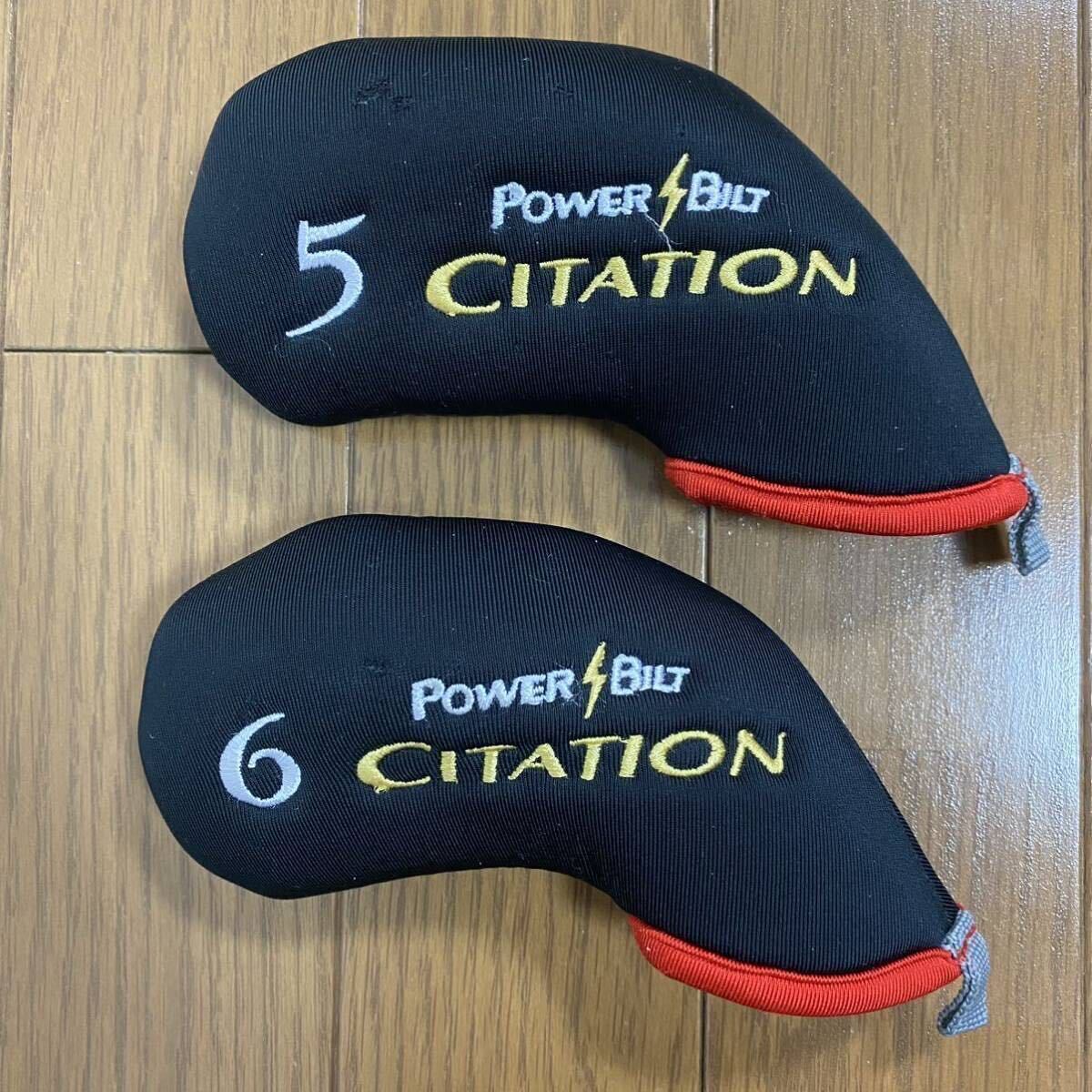 [2 pcs set ]POWER BILT CITATION V1 IRON WOOD