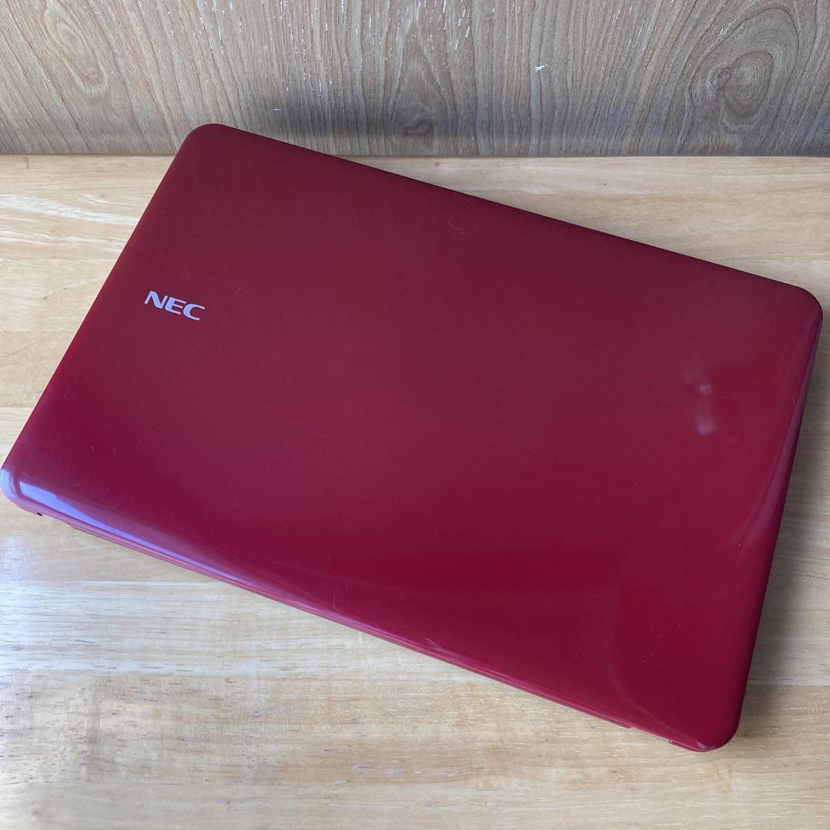 NEC ノートパソコン LaVie S 15.6インチ windows10 再セットアップ済 赤 注ありの画像3