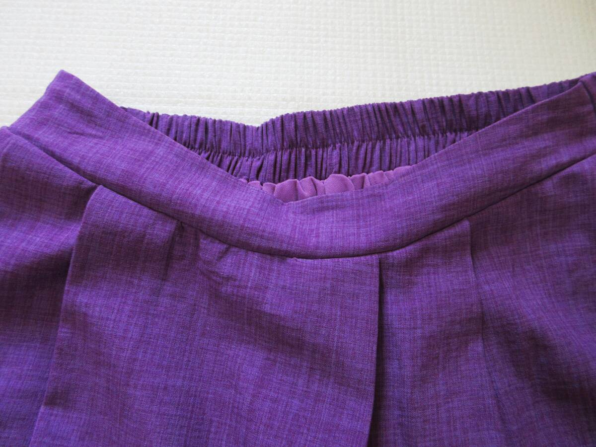COCOON コクーン スカート むらさき フレア 両サイドポケット(B71)_画像4