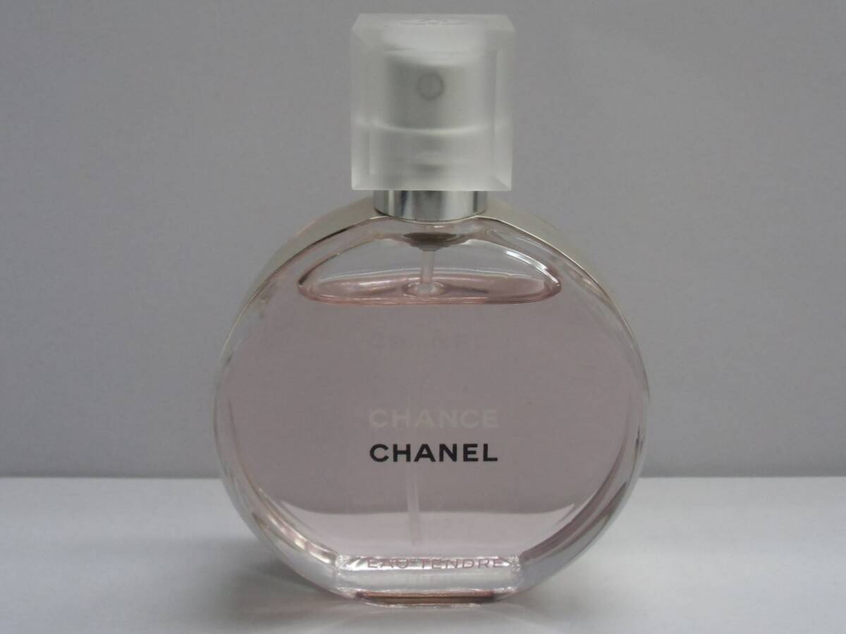 シャネル チャンス オー タンドゥル オードトワレ 元は35ml CHANEL CHANCE　EAU TENDRE 香水 残量多い_画像1