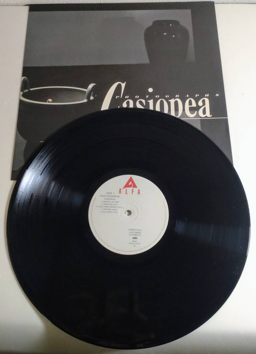  CASIOPEA/PHOTOGRAPHS/カシオペア/フォトグラフス/ 帯付き 美品 日本盤 LP Record レコード Jazz ジャズ フュージョン_画像3