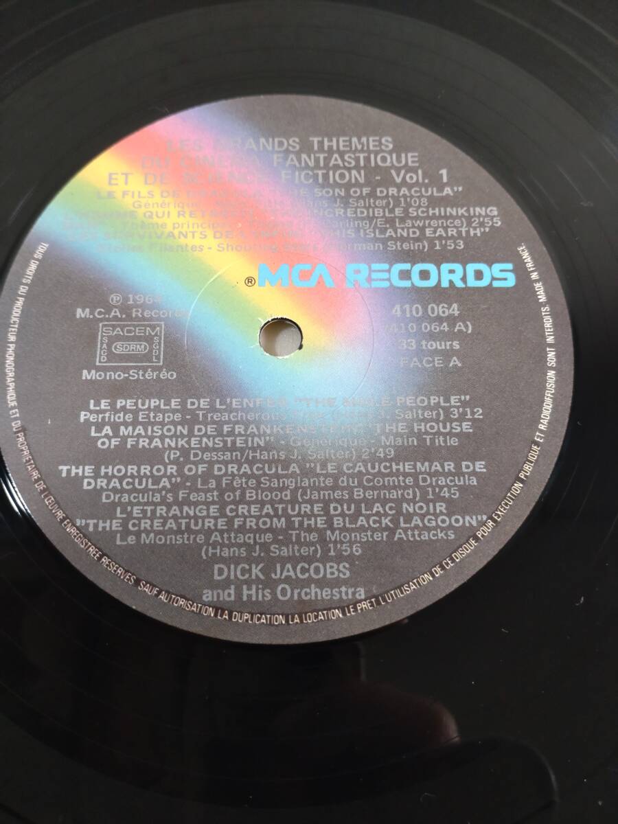 LES GRANDS THEMES DU CINEMA FANTASTIQUE ET DE SCIENCE-FICTION/DICK JACOBS/ Dick Jacob s comfort . soundtrack LP Record record 