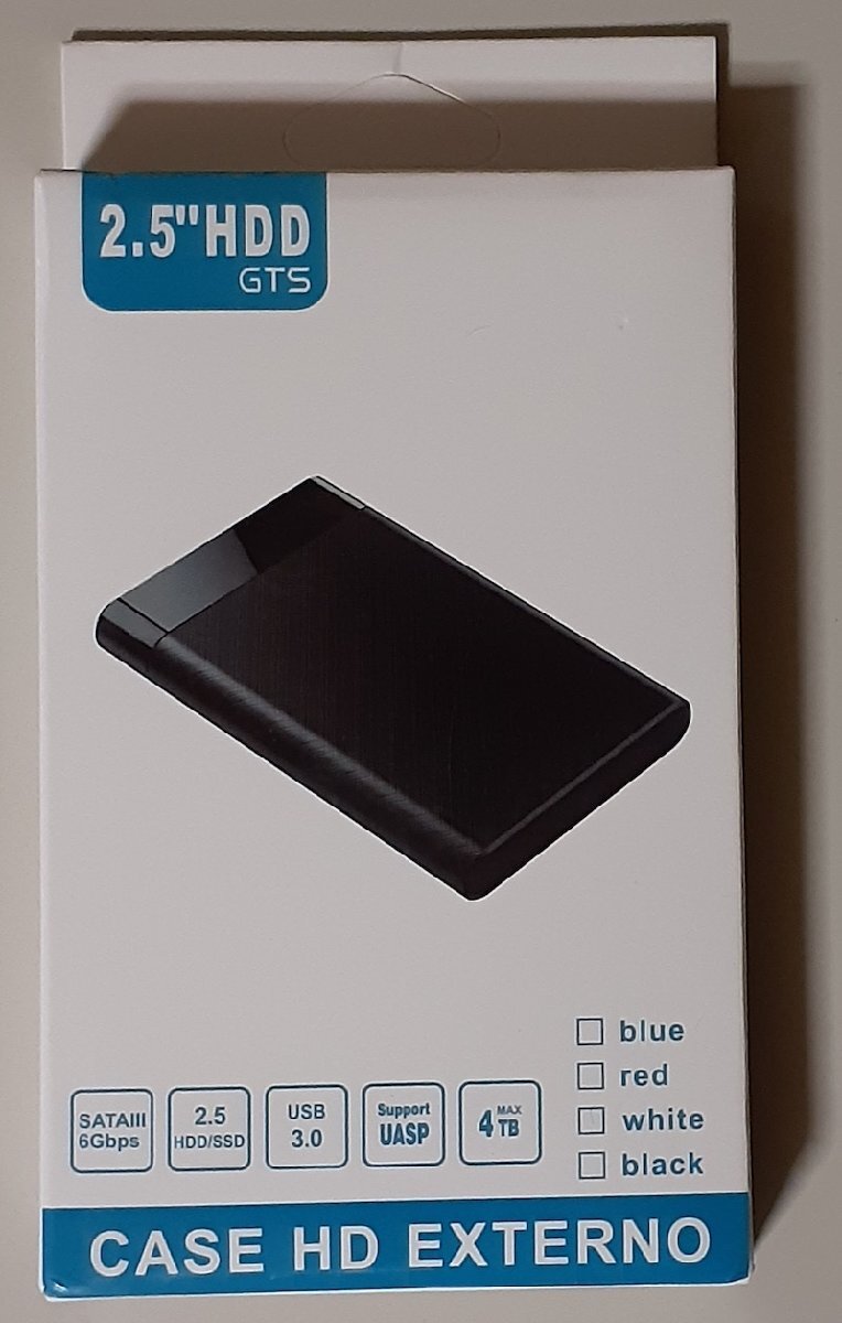 4454 新品 2.5インチ HDDケース USB3.0接続SATA対応 HDD/SSD 外付けポータブルドライブケース ネジ工具不要簡単着脱 Windows/Mac/Linux対応_画像1