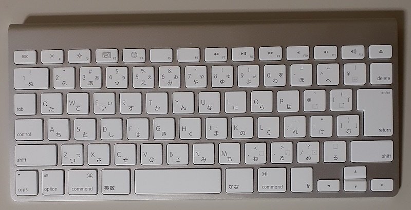 4579 美品 Apple純正 Wireless Keyboard Bluetooth ワイヤレス日本語キーボード A1314の画像1