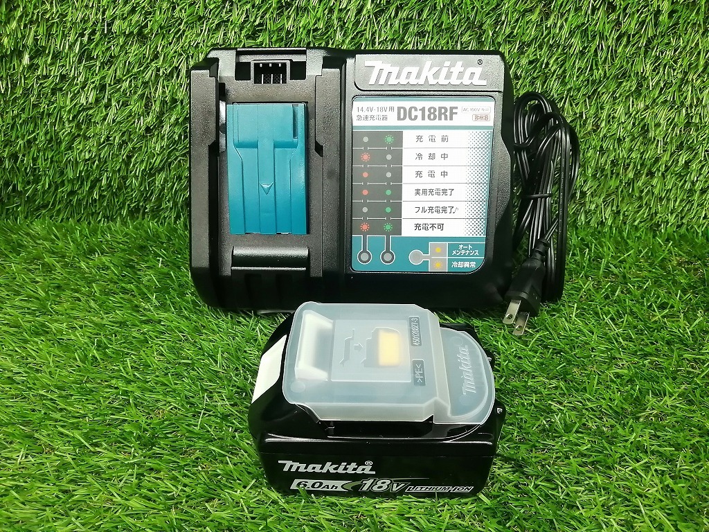 未使用 makita マキタ 18V 充電式 レシプロソー バッテリー + 充電器 JR184DRG_画像8