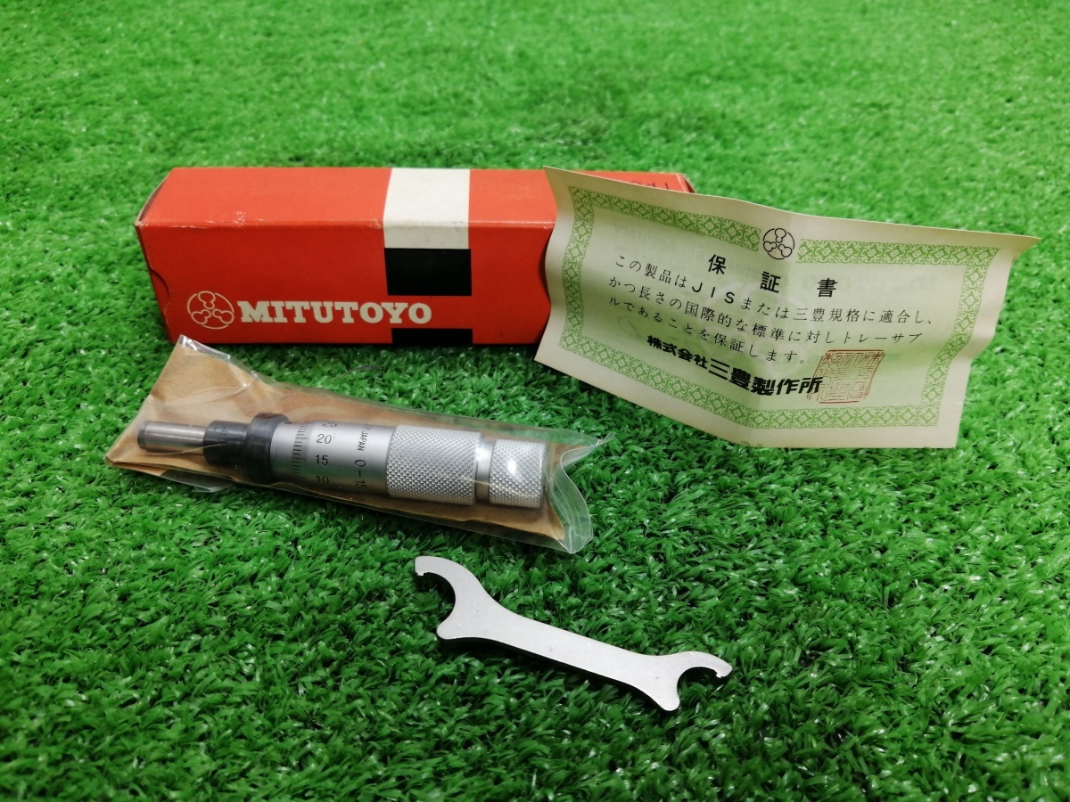 未使用 Mitutoyo ミツトヨ マイクロメータヘッド MHK-15 153-101_画像1