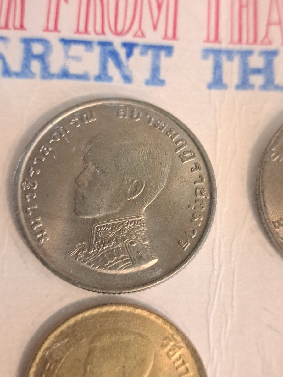 SOUVENIA　FROM　THAILAND　タイ　オールドコインセット　タイコイン　外国コイン　アジアコイン　 旧貨幣 古銭 
