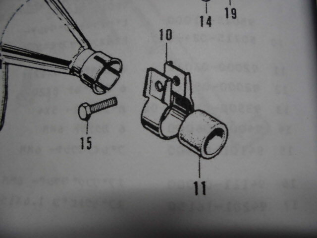 ホンダ　モンキー　マフラーバンド・ボルト　Ｚ５０Ｍ　Ｚ５０Ｚ　Ｚ５０ＺＫ１_10　15