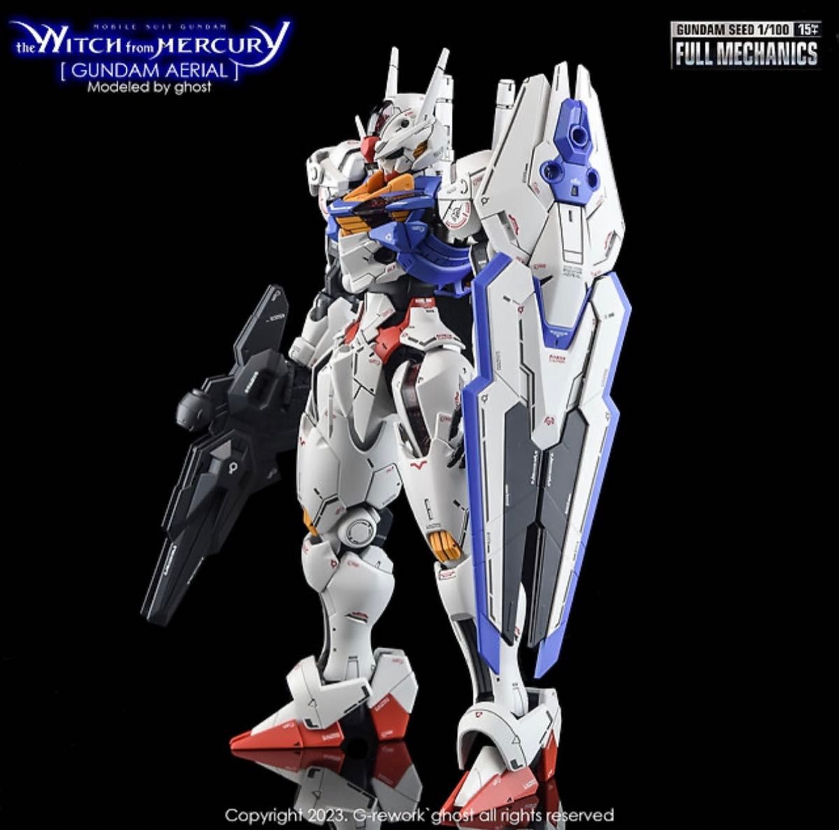 FULL MECHANICS 1/100 水星の魔女 ガンダムエアリアル 用水転写式デカール　並行輸入品　FM MG