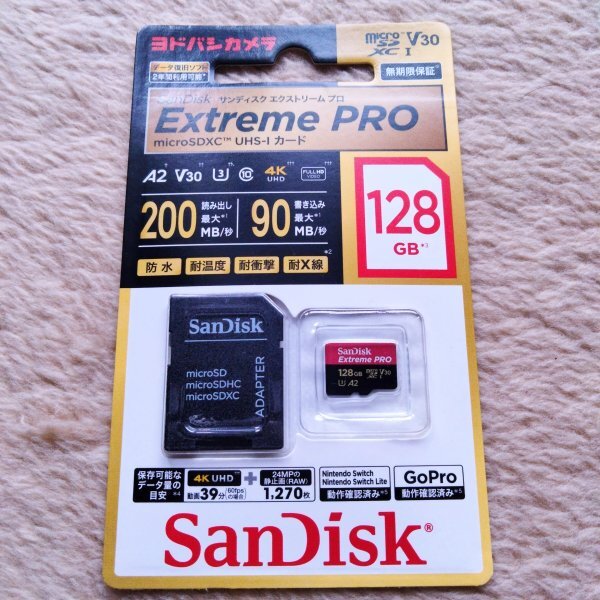  new goods SanDisk Extreme PRO microSDXC card 128GB domestic regular goods 