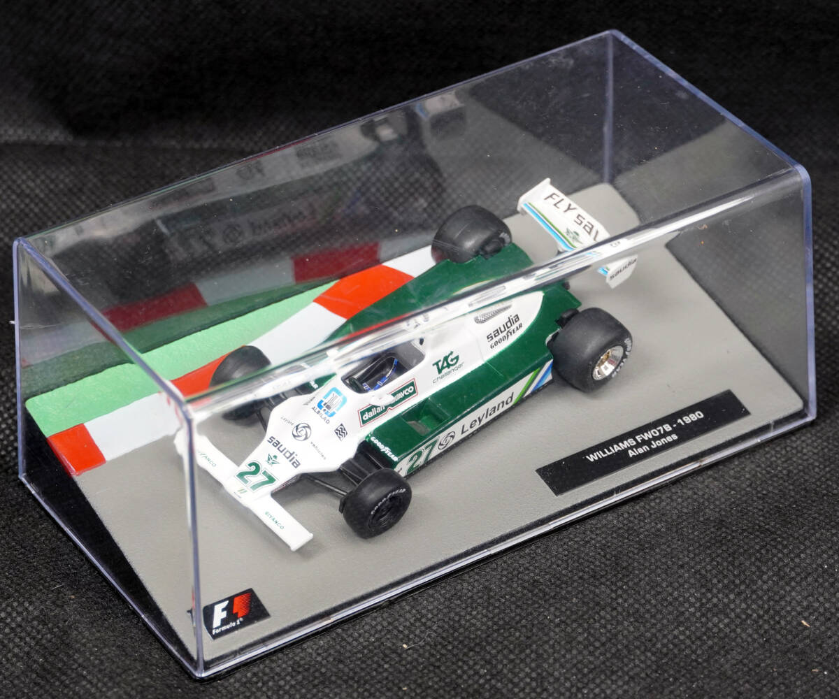●34 　ウィリアムズ FW07B アラン・ジョーンズ 1980　♯27　　　F1マシンコレクション1/43デアゴスティーニ 模型のみ_画像2