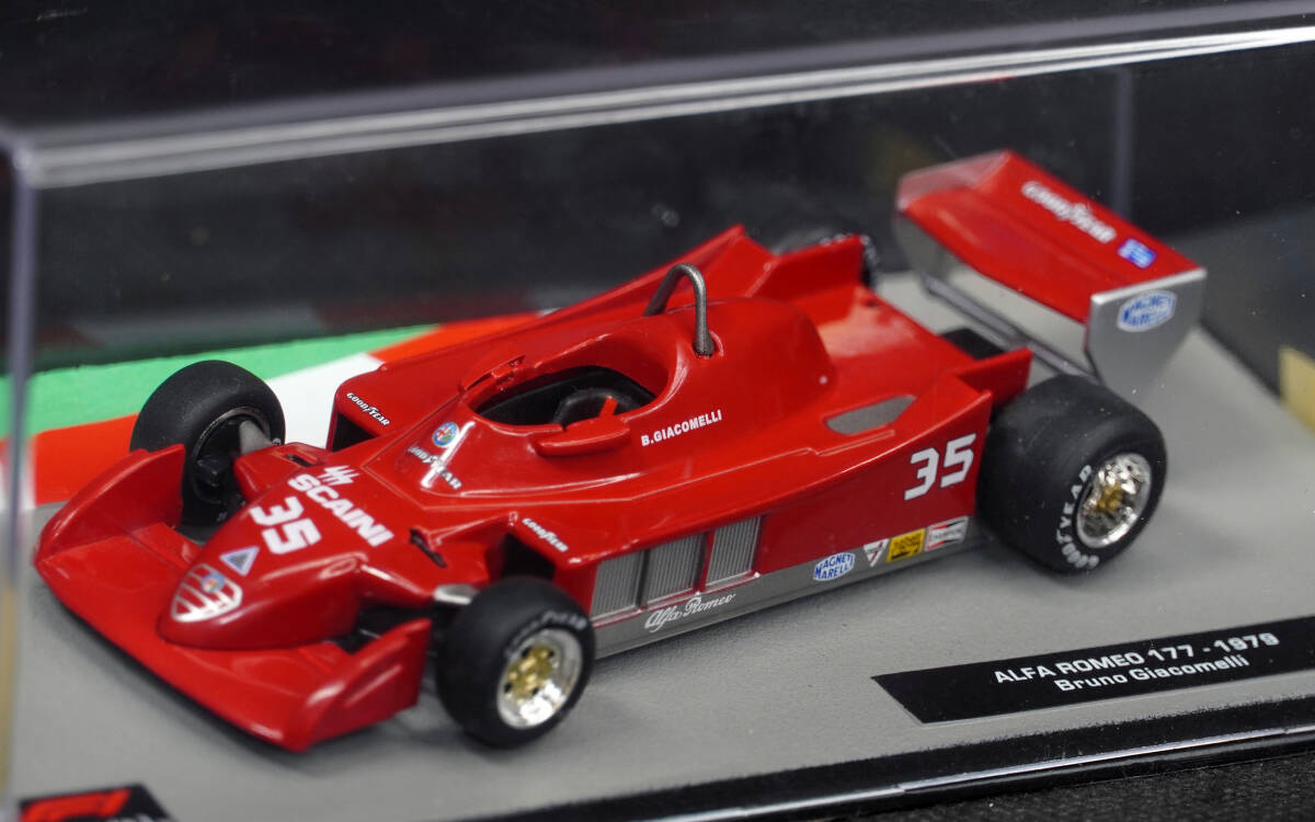 ●59　 アルファロメオ177 ブルーノ・ジャコメリ 1979　　　F1マシンコレクション1/43デアゴスティーニ 模型のみ_画像1