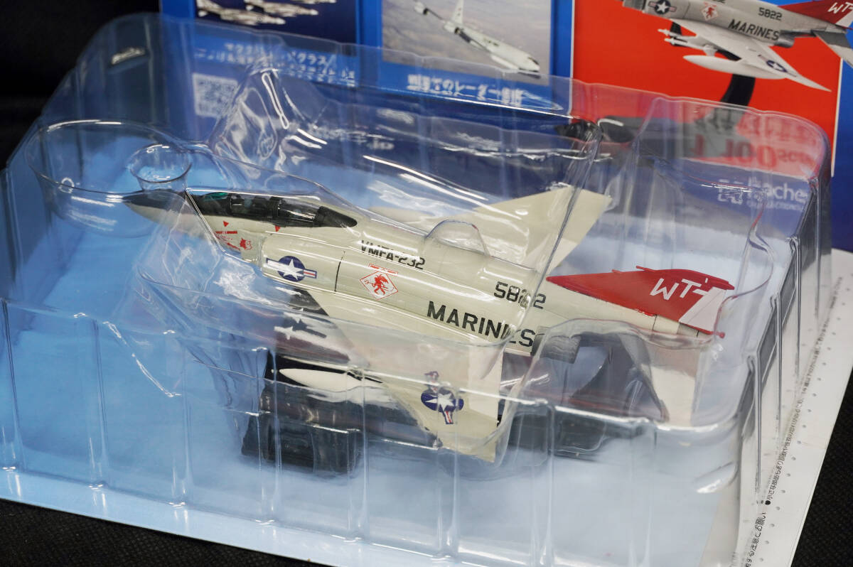 □45　アメリカ海兵隊 F-4J ファントムⅡ “レッド デビルズ” 1972　エアファイターコレクション1/100　定期購読版　アシェット_画像2