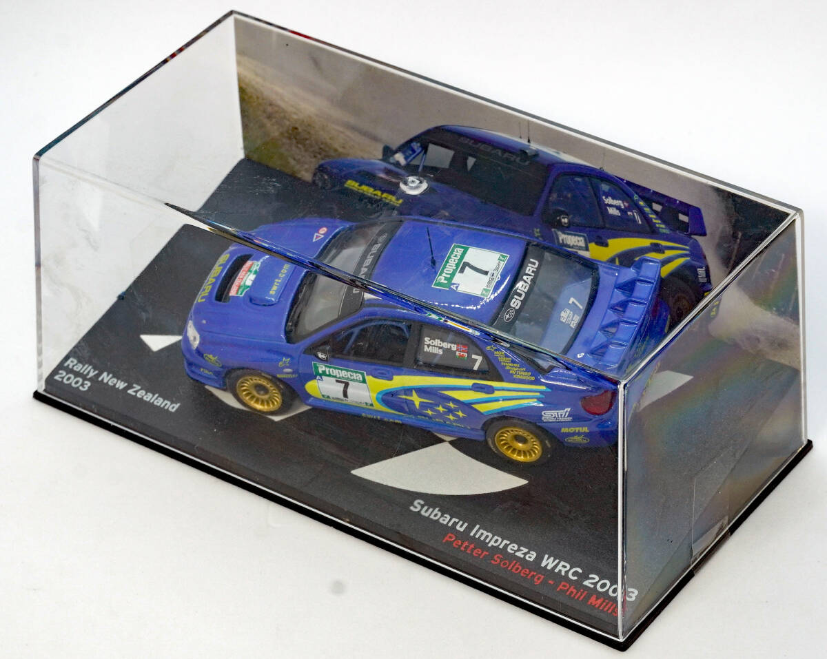 ●1 スバル インプレッサ WRC 2003 ラリーカーコレクション 1/43 デアゴスティーニ 模型のみ の画像2