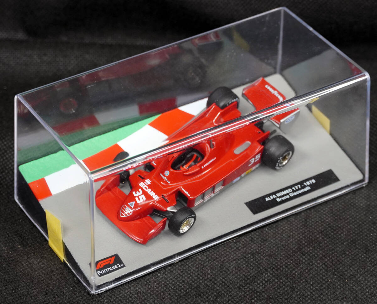 ●59　 アルファロメオ177 ブルーノ・ジャコメリ 1979　　　F1マシンコレクション1/43デアゴスティーニ 模型のみ_画像2