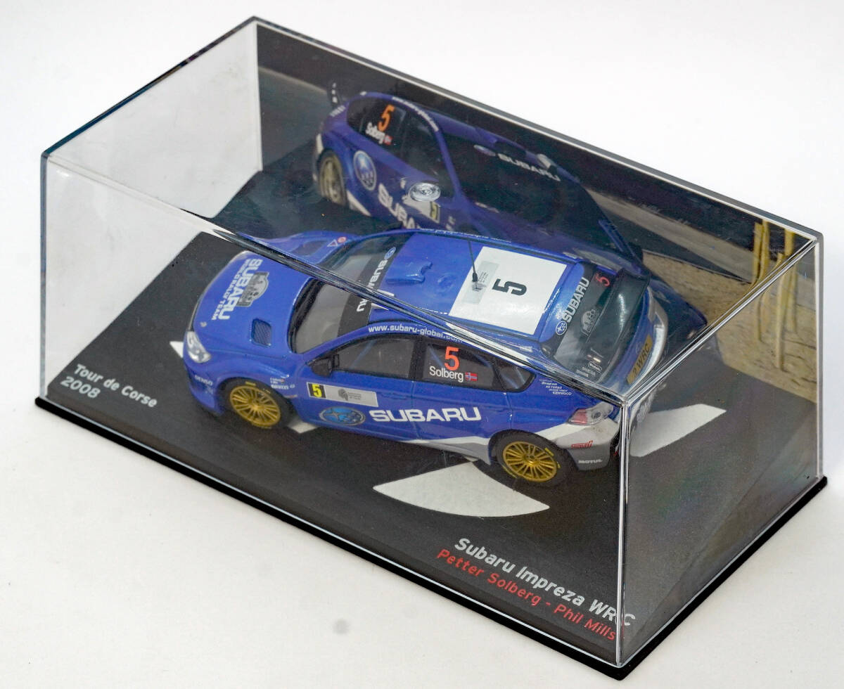 ●3　スバル・インプレッサ WRC　2008　ラリーカーコレクション　1/43　デアゴスティーニ　模型のみ　_画像2