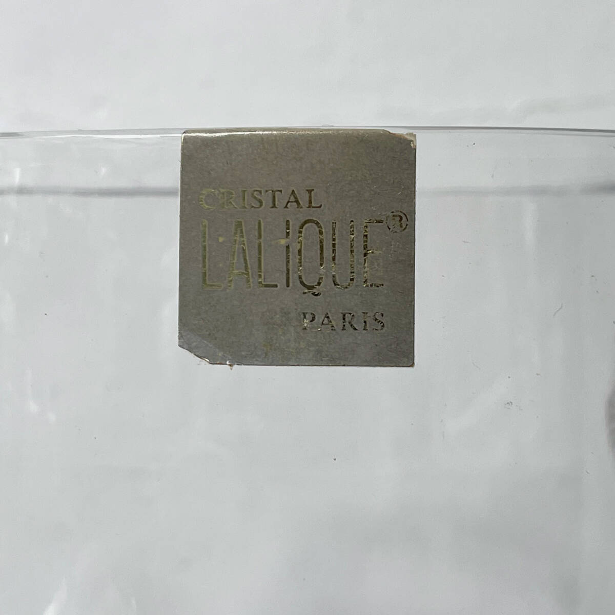 『LALIQUE』極美品 アネモネ ラリック ボトルクーラー アイスパスケット ヴィンテージ クリスタル 花器の画像7