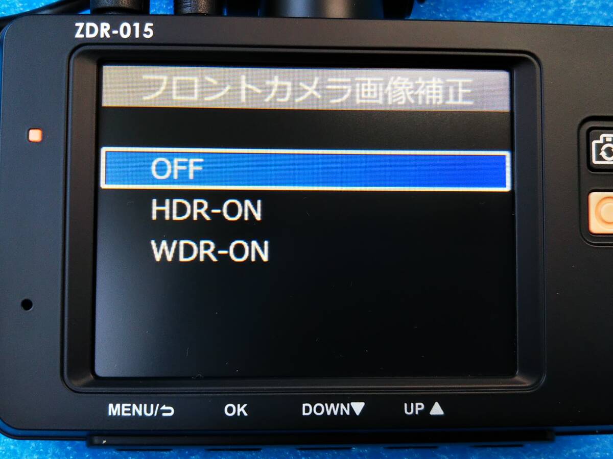 ☆コムテック 前後2カメラドライブレコーダー ZDR-015 駐車監視コードHDROP-09付 フルHD録画/GPS/HDR/WDR/Gセンサー/16GB SD付☆3368029の画像7