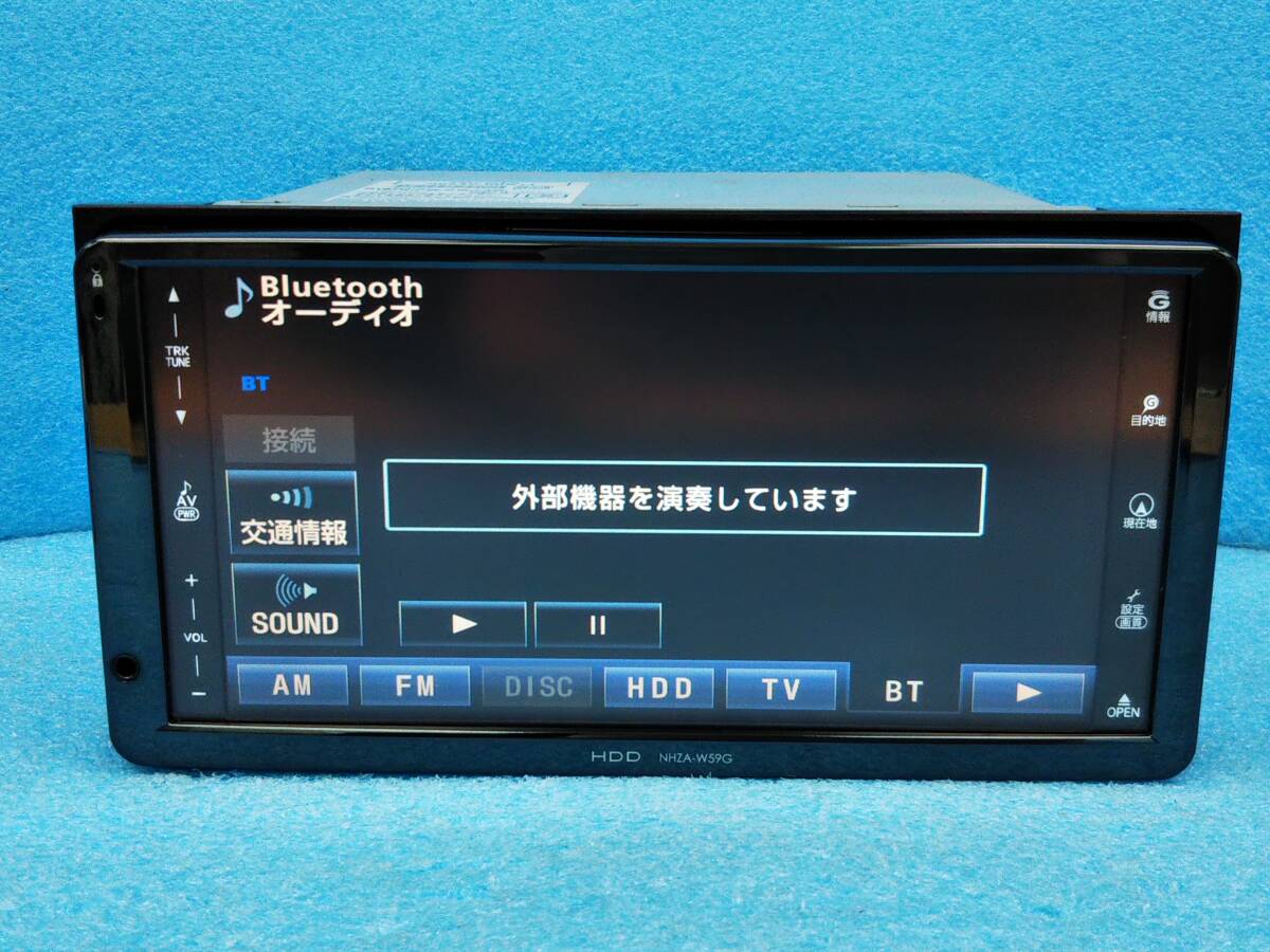 ☆新品フィルムアンテナ付 トヨタ純正 HDDナビ NHZA-W59G 2013年MAP/フルセグTV/Bluetooth/DVD/CD/MSV☆3368028の画像8