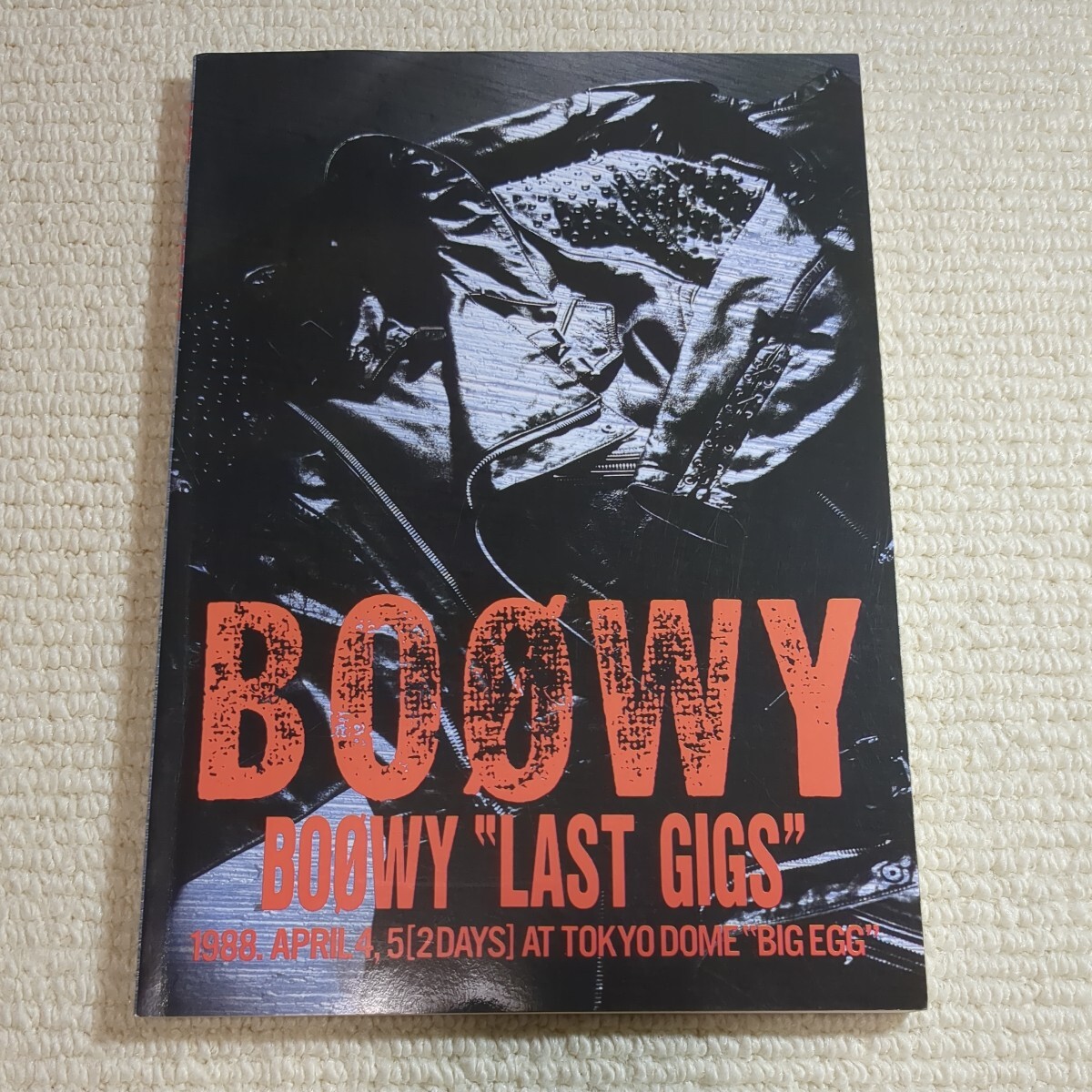 BOOWY LAST GIGS 1988.APRIL 4,5（2DAYS）AT TOKYO DOME BIG EGG バンドスコア 氷室京介 布袋寅泰 ボウイ ボーイの画像1