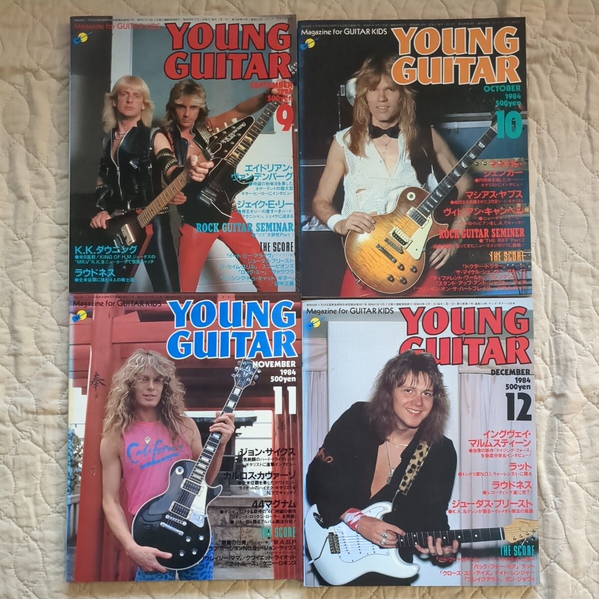  Young гитара YOUNG GUITAR 1984 год 1 месяц ~12 месяц 12 шт. комплект 