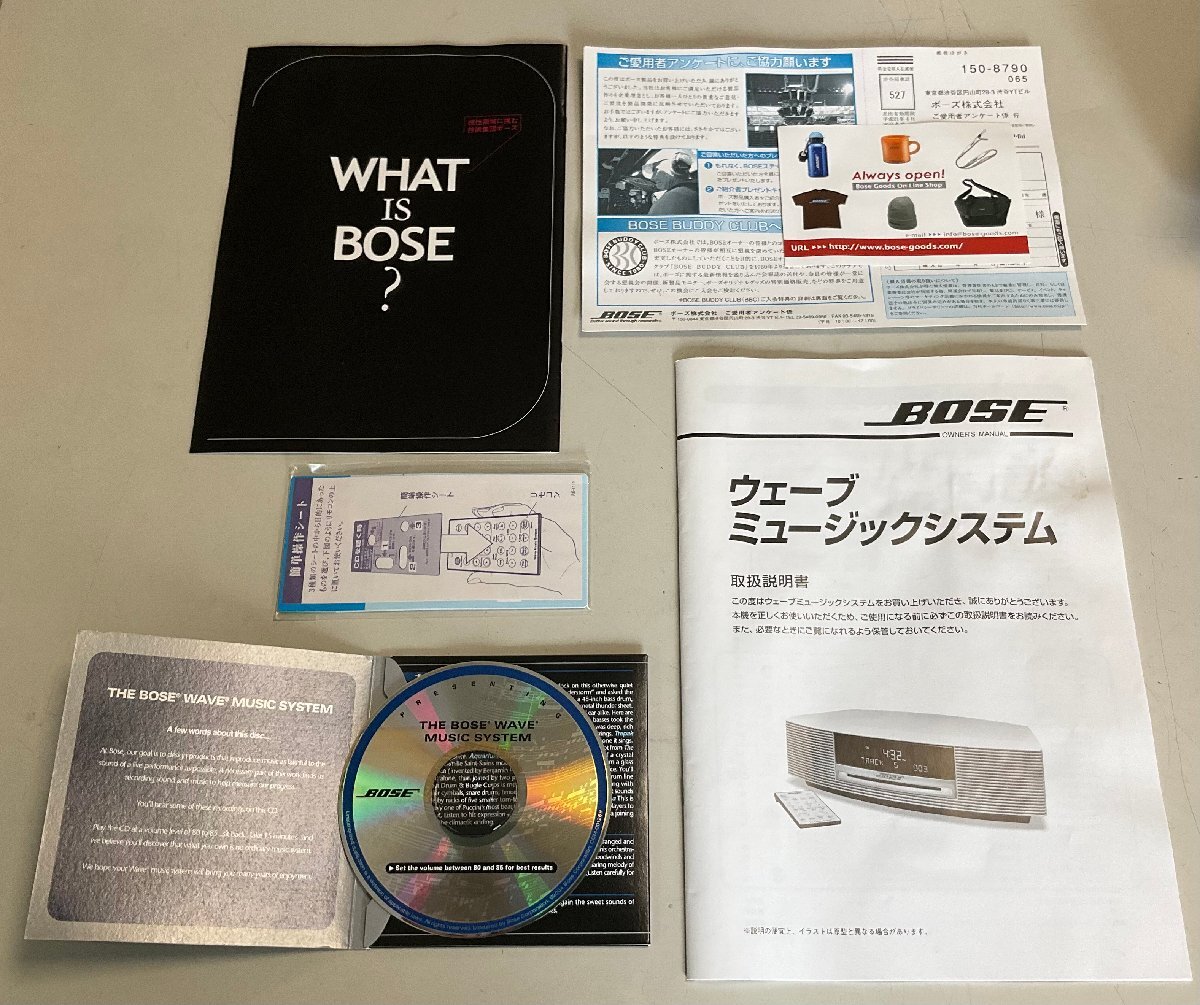 【RKGOD】BOSE /Wave Music System/AWRCCC/中古/ガラステーブルGPP-1_画像9