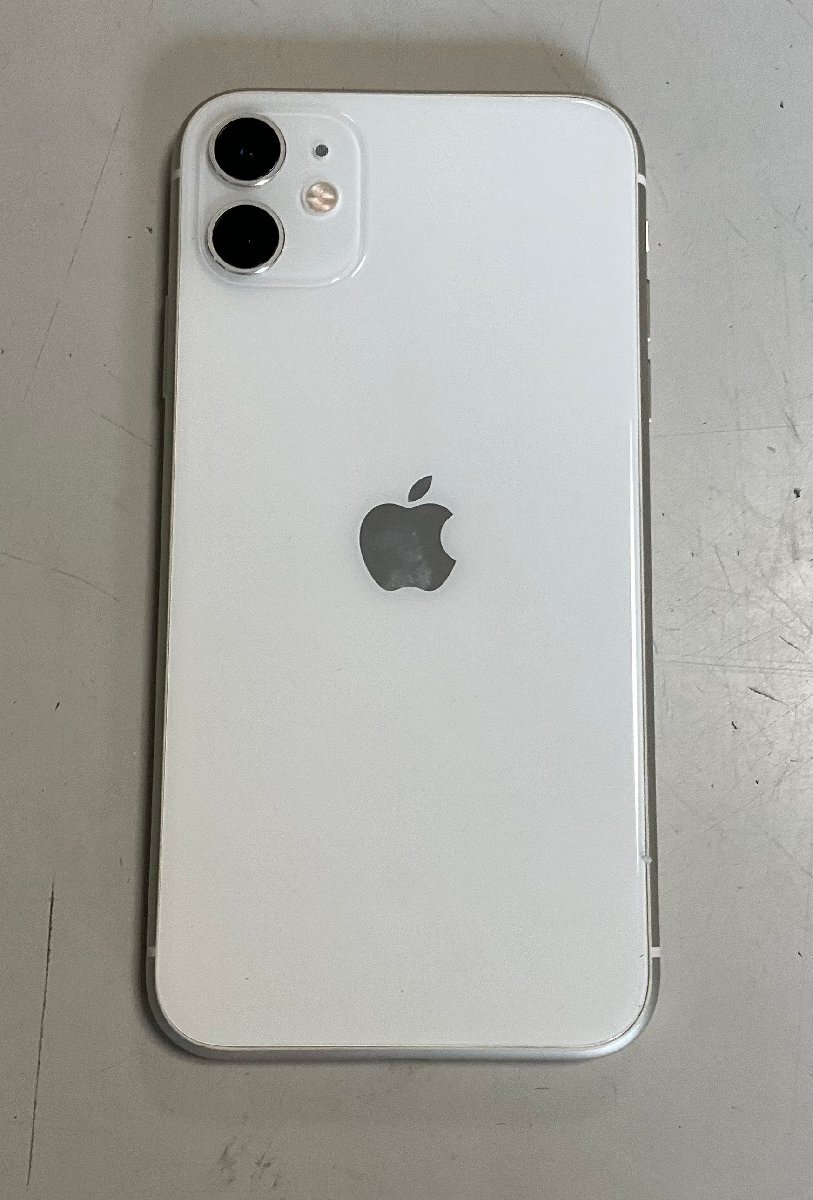 【RKGSF-32】特価！Apple/iPhone11 64GB ホワイト MWLU2J/A AU〇 中古品_画像2