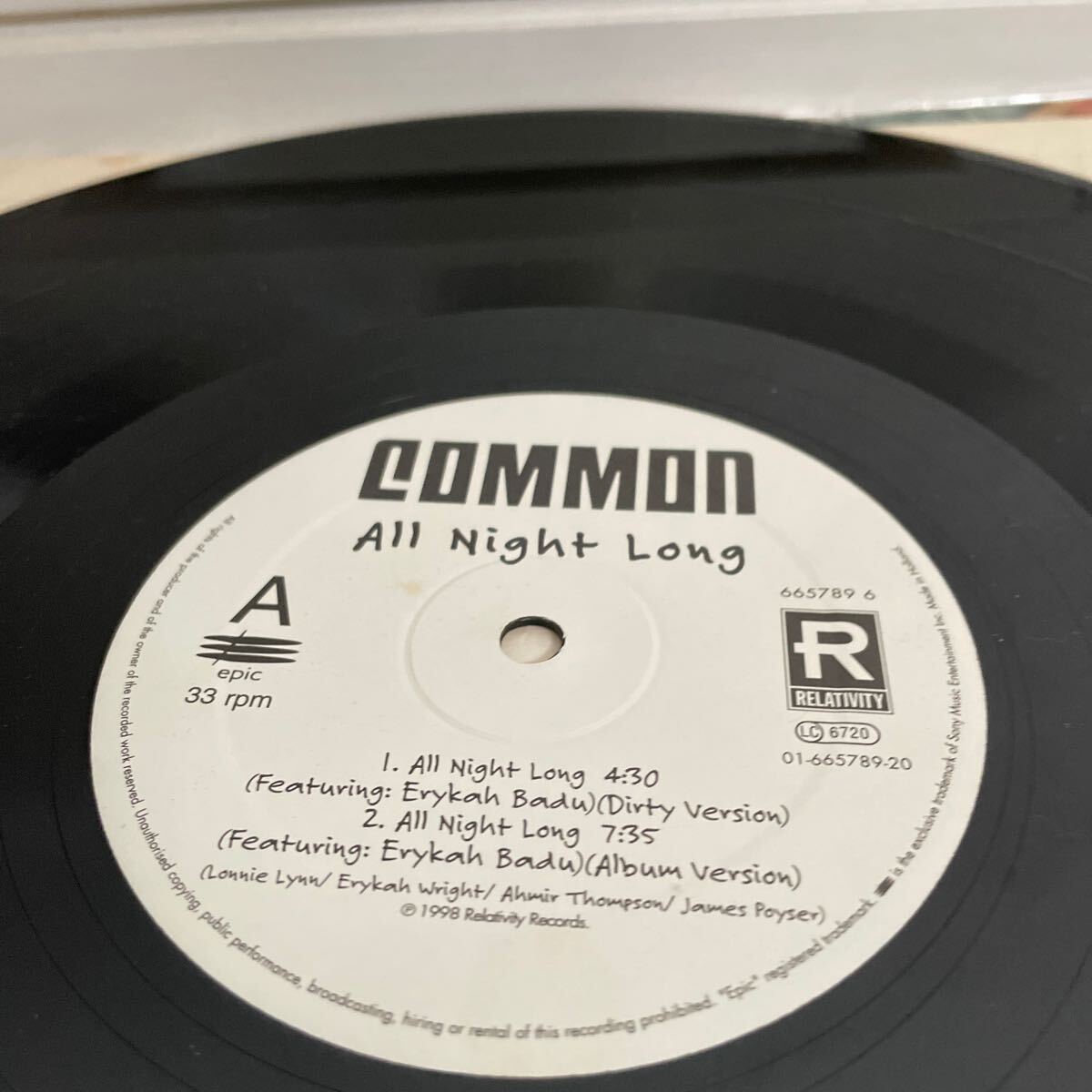 Common feat. Erykah Badu All Night Long_画像3