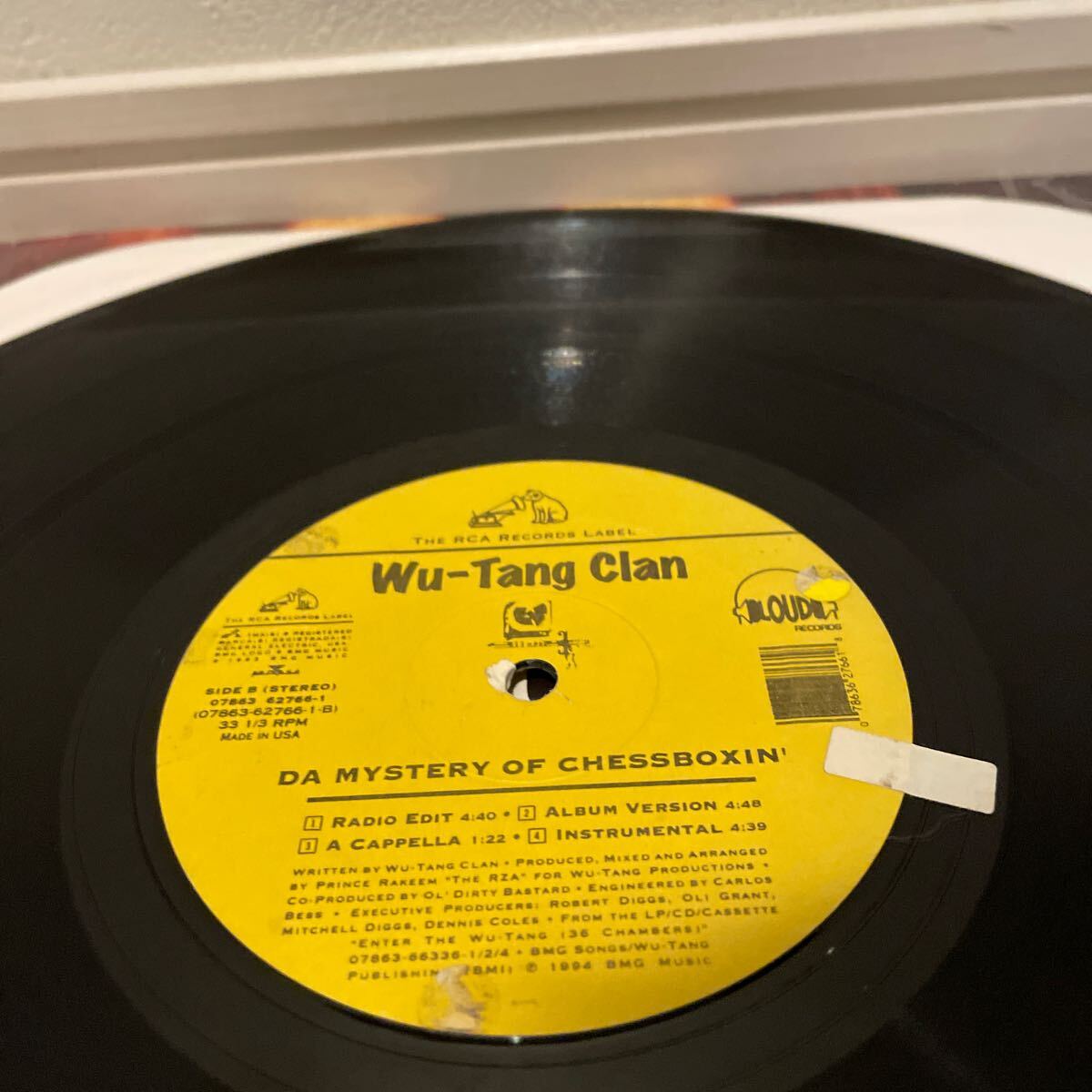 Wu-Tang Clan C.R.E.A.M. (Cash Rules Everything Around Me) 1枚目 シール跡と傷がおおいです。の画像4