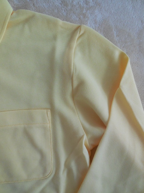 # новый товар # крем желтый # рубашка-поло с длинным рукавом # размер SS#