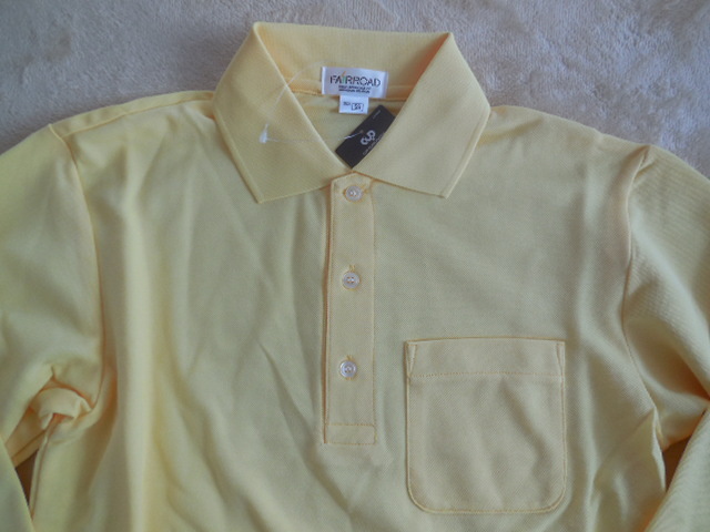 # новый товар # крем желтый # рубашка-поло с длинным рукавом # размер SS#