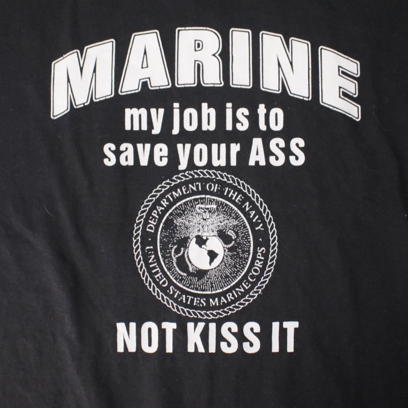 MARINE パロディ Tシャツ 古着 【メール便可】 [9019020]_画像4