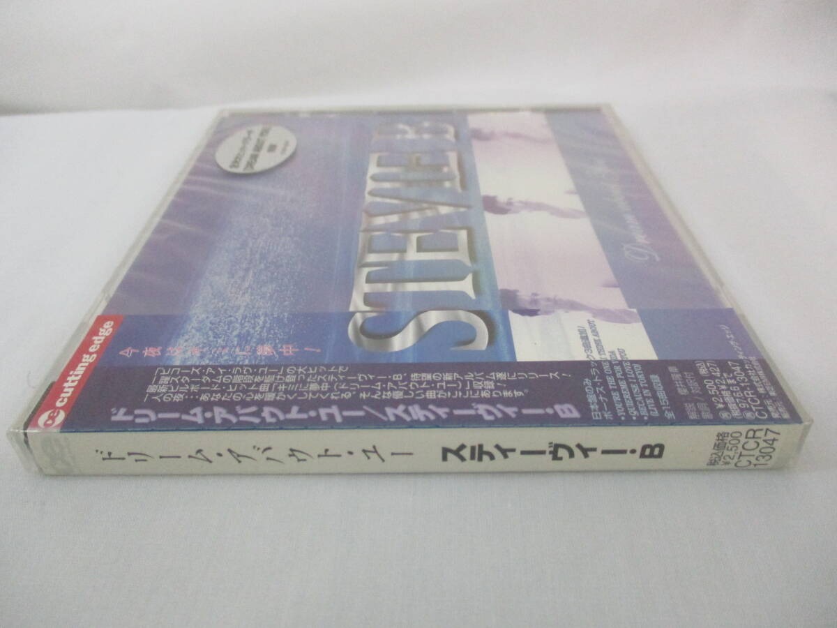 未開封 1995年 STEVIE B / DREAM ABOUT YOU / スティーヴィー・B / CTCR-13047 アルバム CD 日本国内盤 当時物 歌詞・対訳つき_画像3