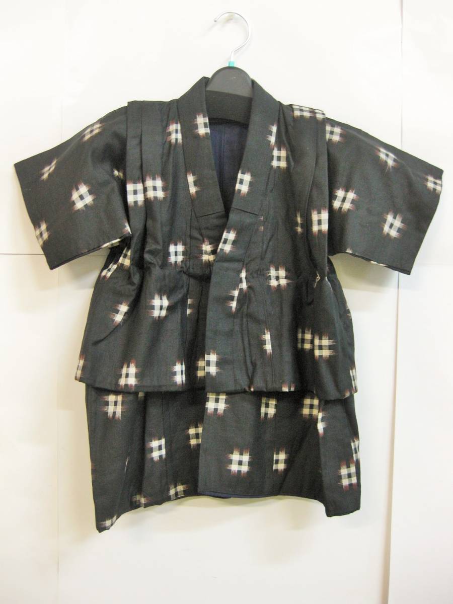 [ prompt decision equipped ] Showa Retro man . kimono . pattern black that time thing Japanese clothes Japan 