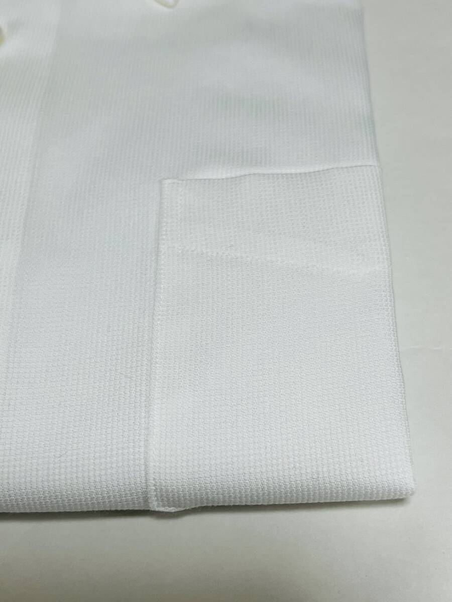 EDIFICE ドレスシャツ　ホワイト　半袖　48サイズ【Lサイズ】新品未使用　M-2_画像4