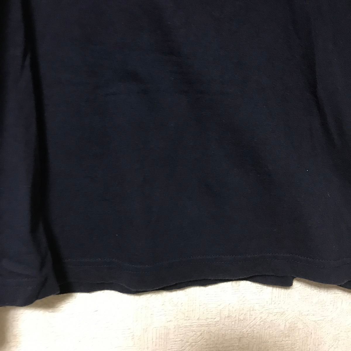 【GUESS】 Tシャツ 半袖 ネイビー トライアングルロゴ XL ユニセックス