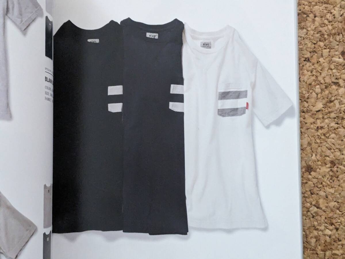 美品　Mサイズ　ポケット付きTシャツ　Blank SS-C 02 (2015 S/S)　ブラック　ボーダー　無地　Wtaps　ダブルタップス_画像1