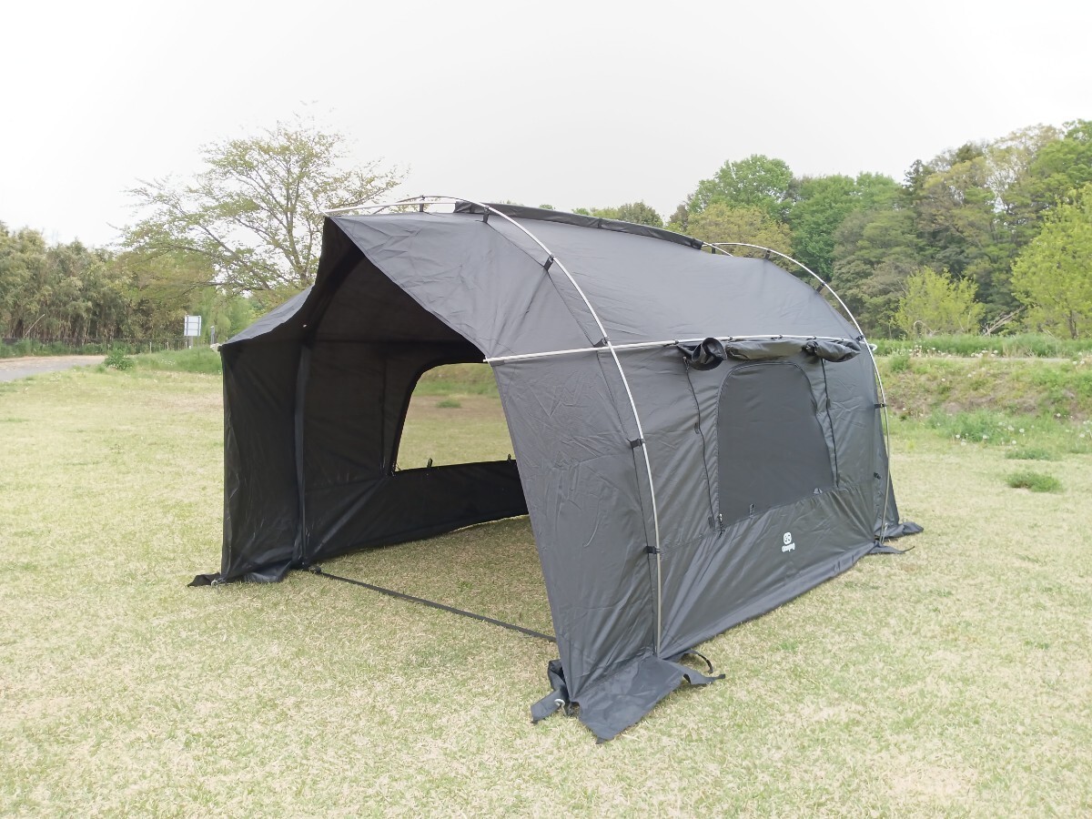 GO Glamping KANU カヌー 自立式 トンネルテント (1-2人用) 設営確認済み ソロ キャンプ アウトドアの画像2