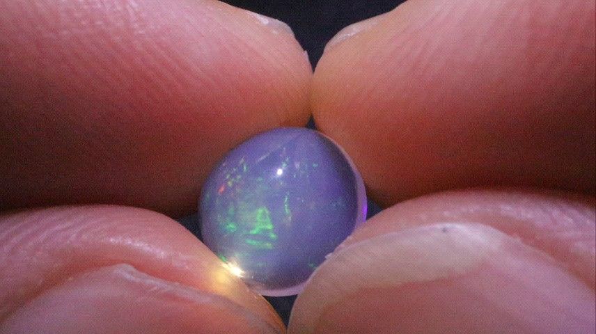 天然オパール エチオピア産 1.360ct  RD カボション ルース 