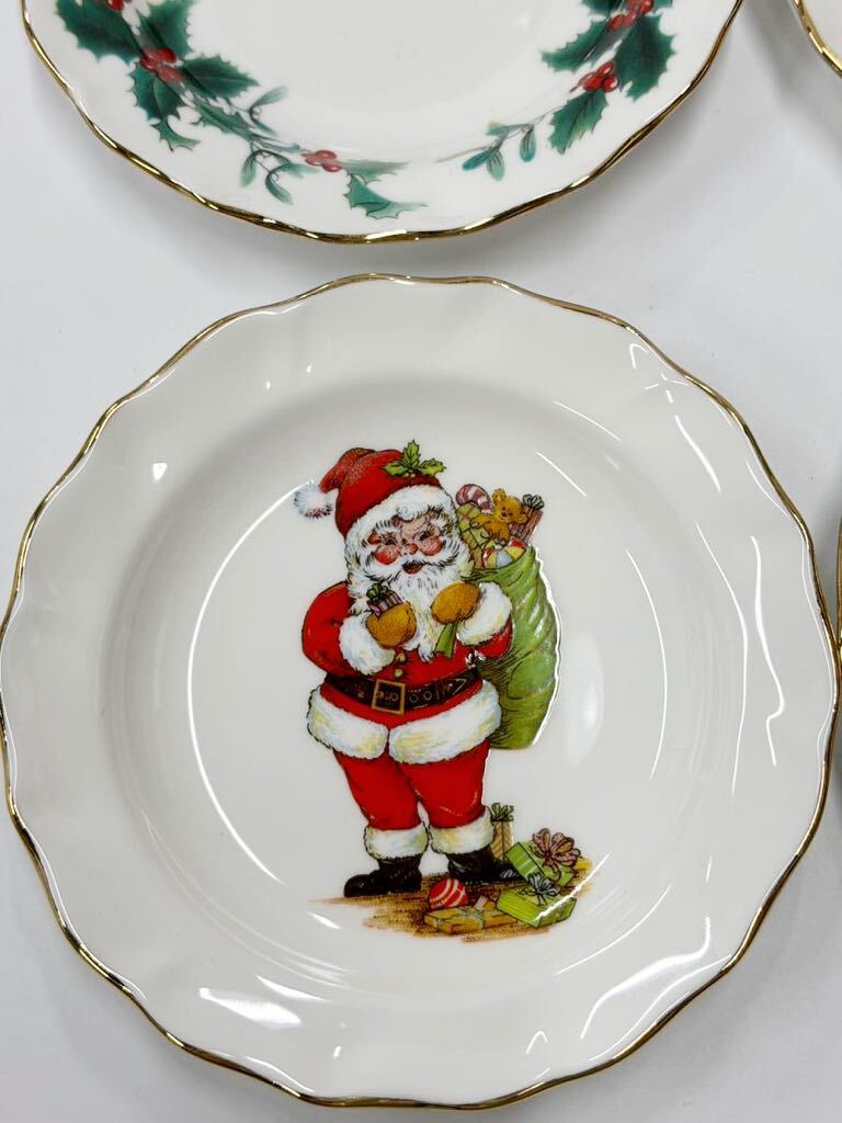 【セット】DUCHESS ダッチェス クリスマス小皿 6枚セット イングランド製 12cmプレートの画像3