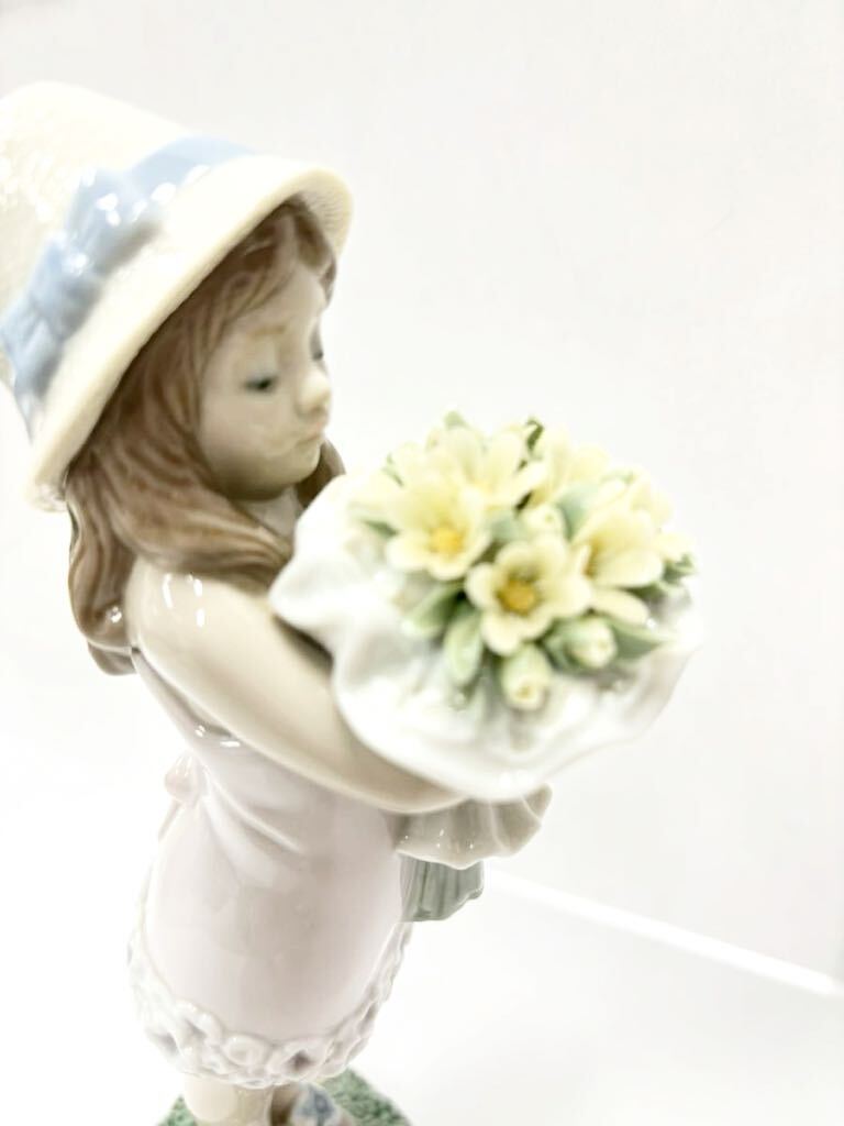 1円〜 リヤドロ LLADRO utopia 8313 あなたに花を 置物 陶器ヴィンテージ 人形 インテリア アンティーク の画像5