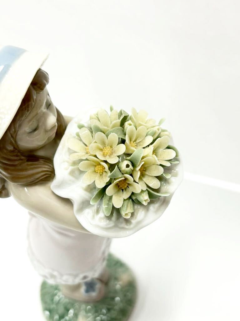 1円〜 リヤドロ LLADRO utopia 8313 あなたに花を 置物 陶器ヴィンテージ 人形 インテリア アンティーク の画像6