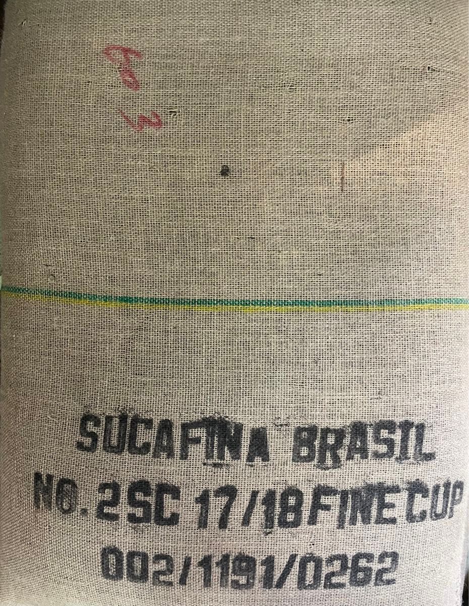 【 コーヒー生豆 】 ブラジルNo2 サントス　10kg ※送料無料