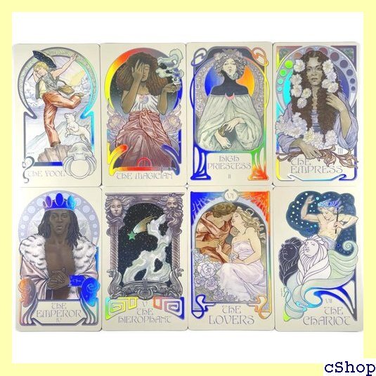 タロットカード ウェイト版 タロット占い エーテル Tarot: Luna Edition 日本語解説書付き 611_画像2