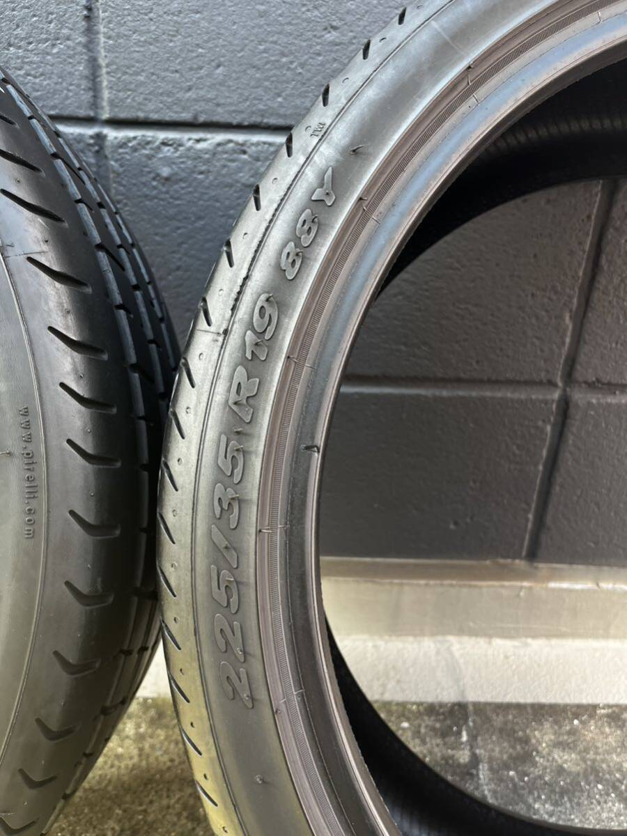 225/35r19 PIRELLI PZERO ピレリ 中古 2本 2018年製造 夏タイヤ 山アリ 225-35-19 美品 ミシュラン 19インチ 手渡し歓迎の画像5