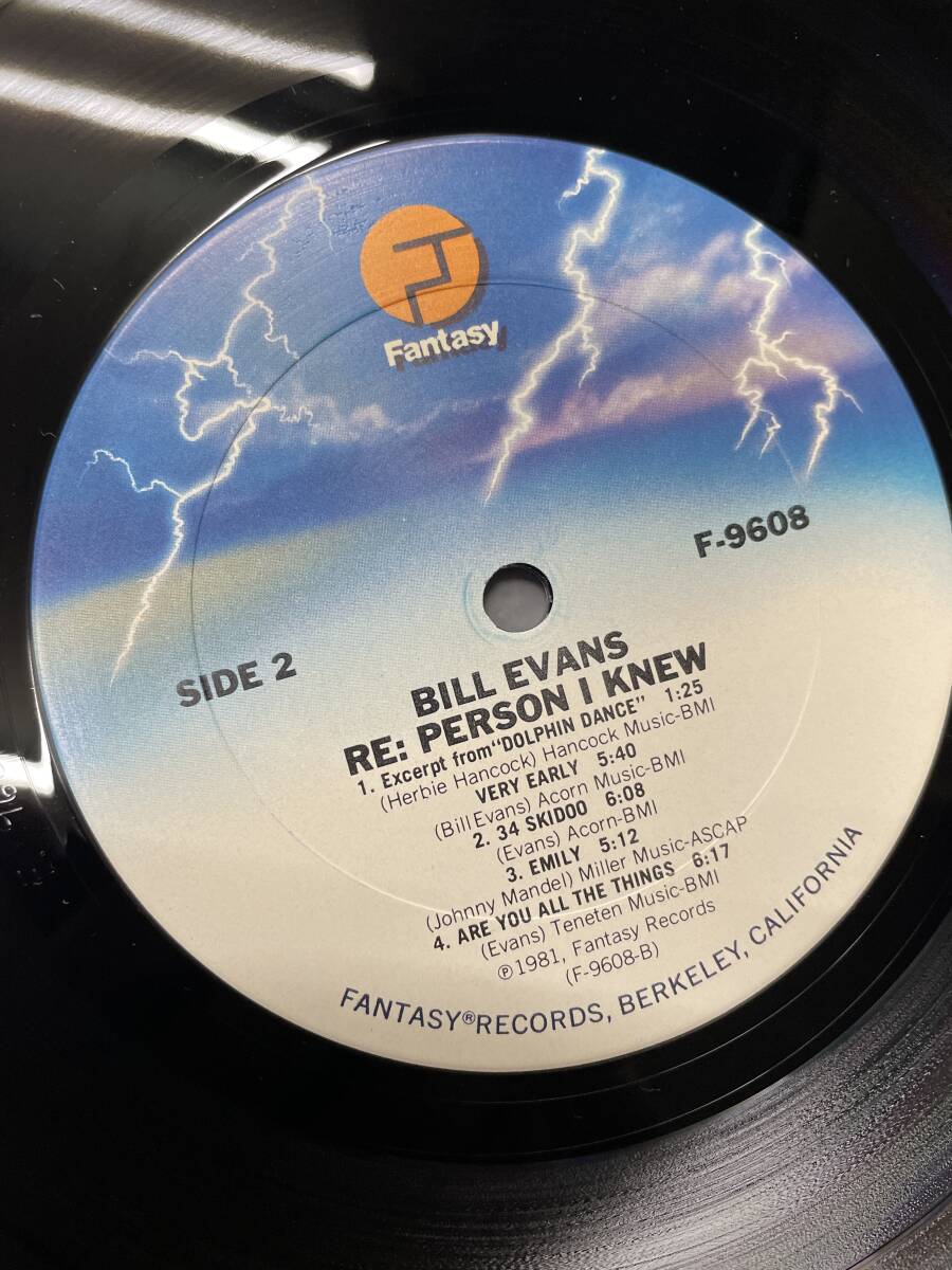 Bill Evans ビル・エヴァンス/Re:Person I Knew /F-9608/US美盤_画像6