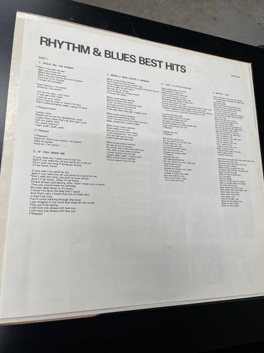 RHYTHM＆BLUES BEST HITS/リズム＆ブルース ベスト・ヒット_画像3