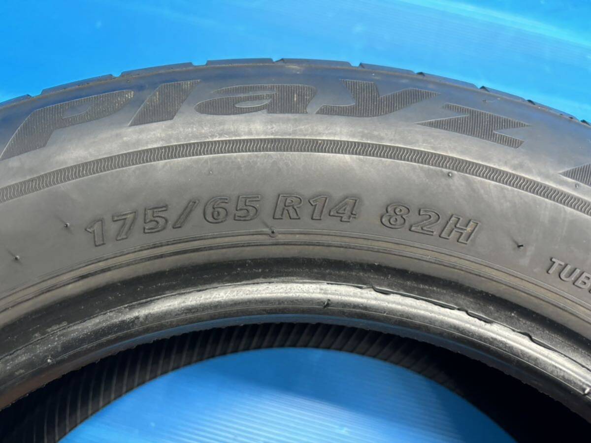 ☆個人宅可☆B25■ブリヂストン プレイズ BS Playz PXII 175/65R14 4本 2020年製造 6分山位 点検済_画像7