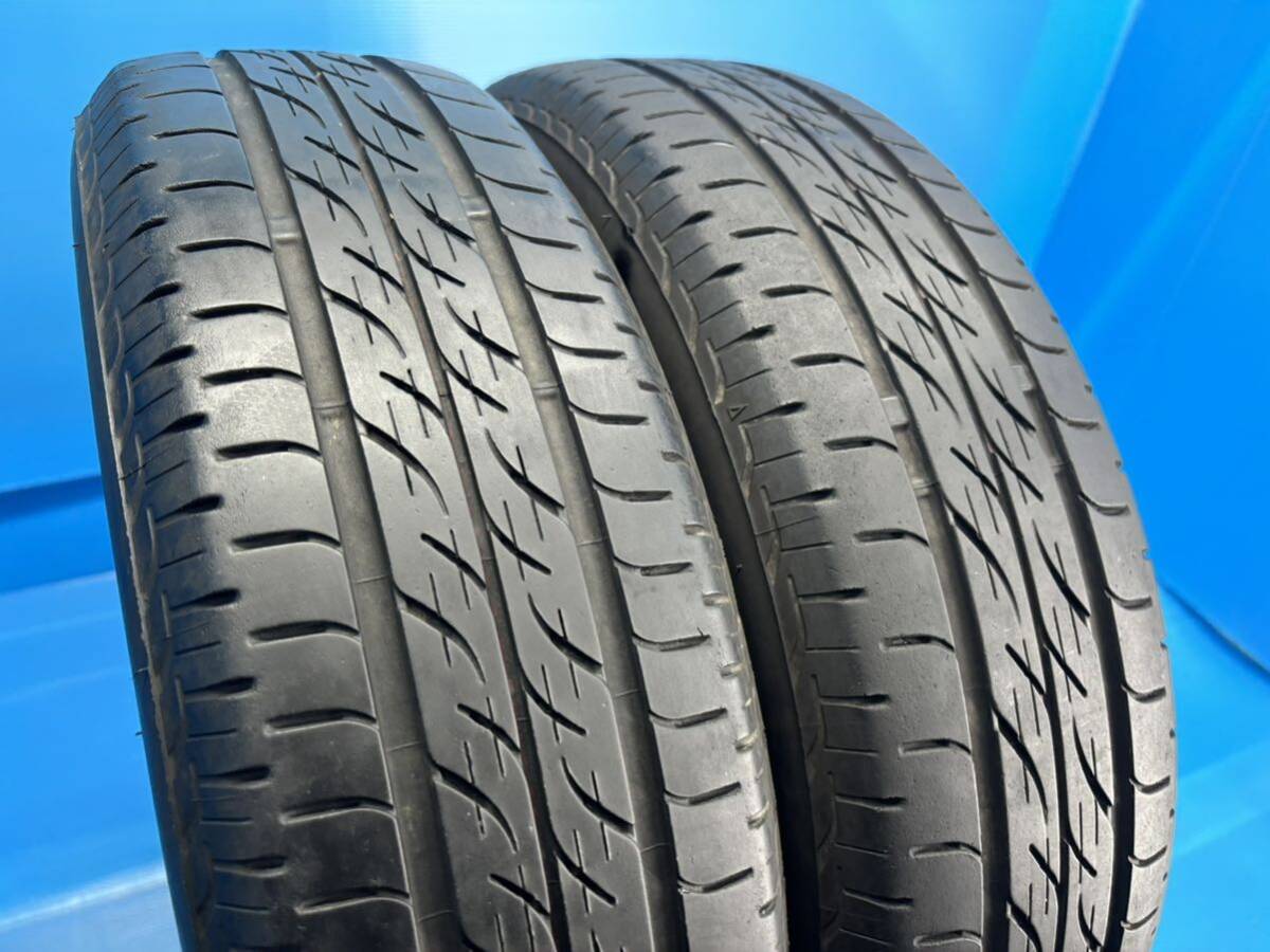 ☆個人宅可☆即決B21◆ブリヂストン ネクストリー BS ECOPIa NEXTRY 155/65R14 2本 2020年製造 5～6分山位 点検済_画像2