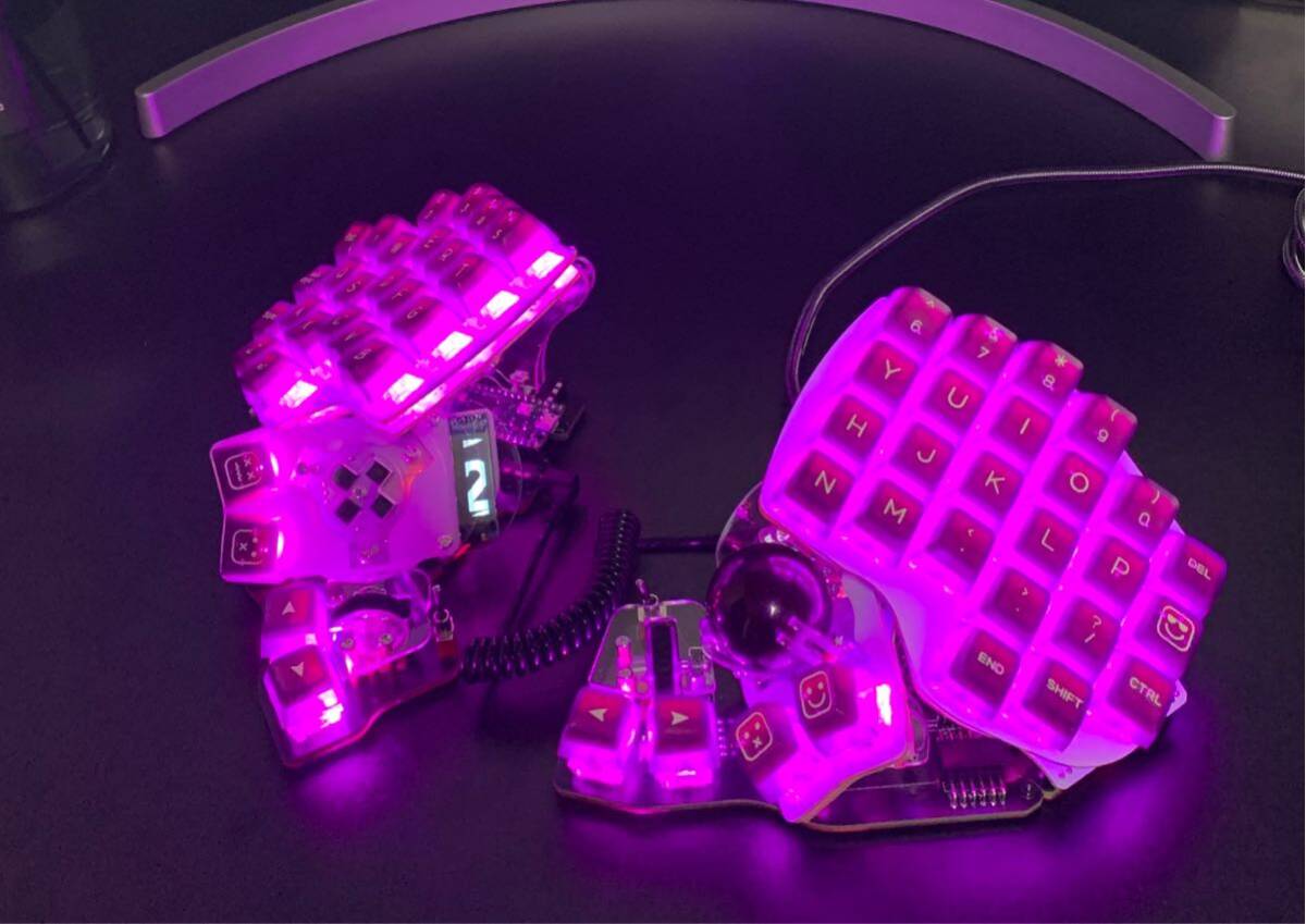 Killer Whale 分割キーボード (両手分 USBケーブル TRRS Killer Whale 分割キーボード (両手分 USBケーブル TRRS